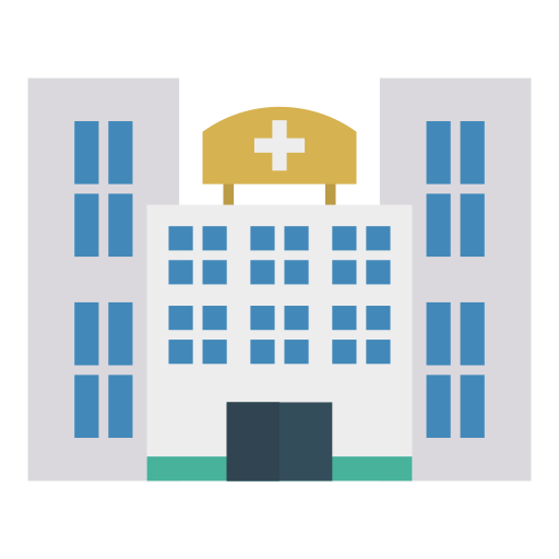 病院 Dinosoft Flat icon