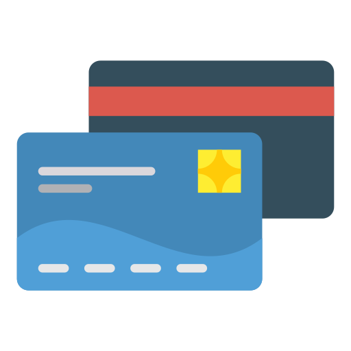 Credit card Dinosoft Flat icon