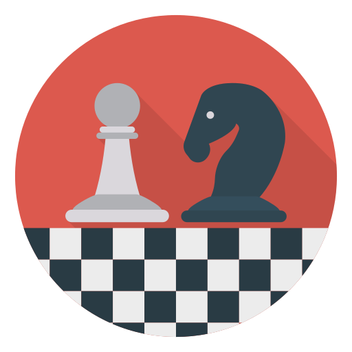 Peças de xadrez Dinosoft Circular Ícone