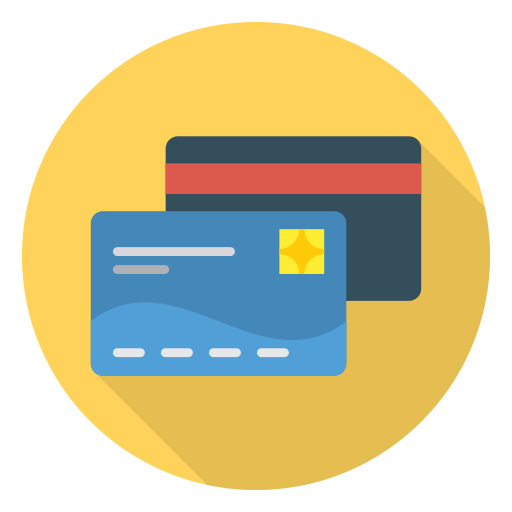 Credit card Dinosoft Circular icon