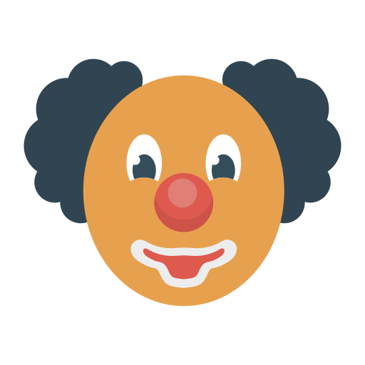 Clown Dinosoft Flat icon