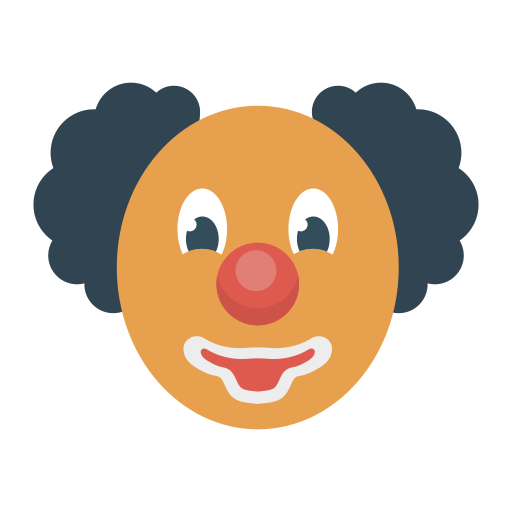 Payaso Dinosoft Flat icono