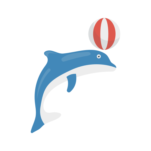 Дельфин Dinosoft Flat иконка
