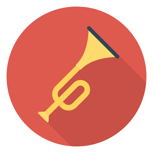 Trumpet Dinosoft Circular icon