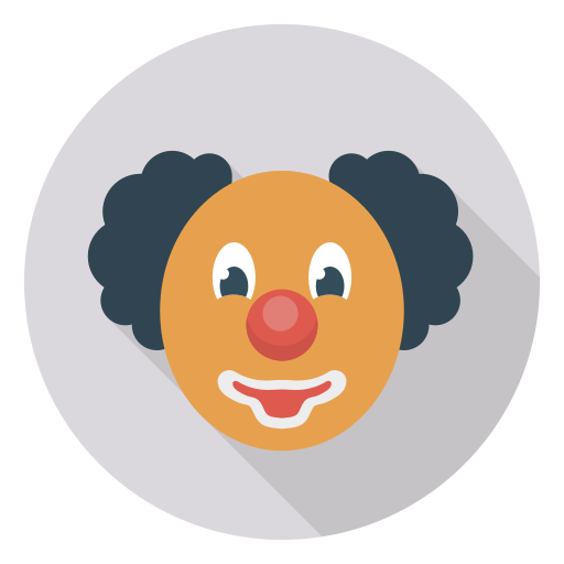 clown Dinosoft Circular icon