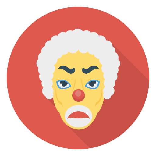 clown Dinosoft Circular icon