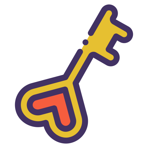 Key Generic color lineal-color icon