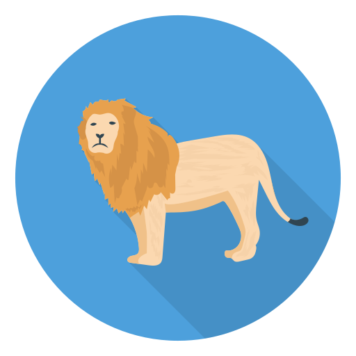 Lion Dinosoft Circular icon