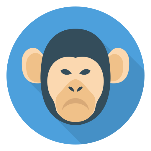 Monkey Dinosoft Circular icon