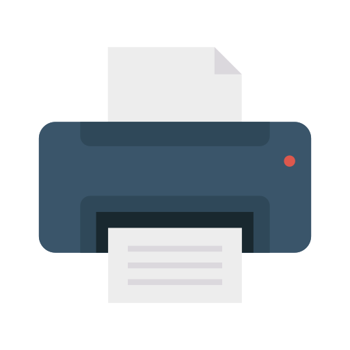 Printer Dinosoft Flat icon