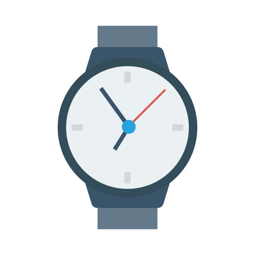 Wristwatch Dinosoft Flat icon
