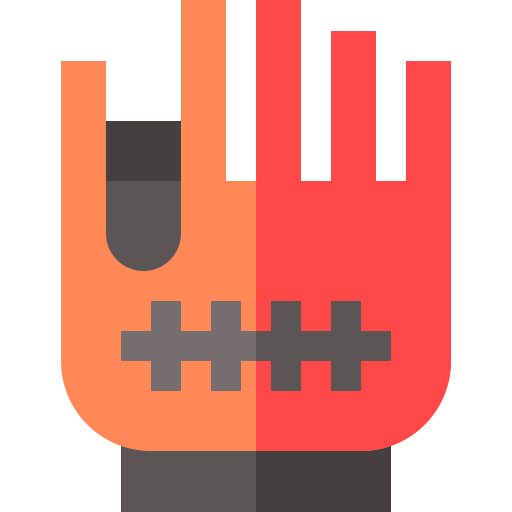 Glove Basic Straight Flat icon