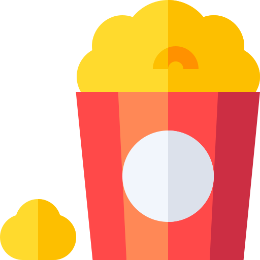 Popcorn Basic Straight Flat icon