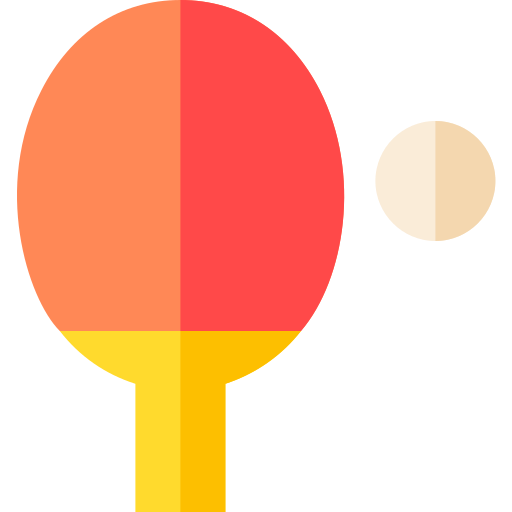 ping pong Basic Straight Flat icona