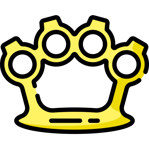Brass knuckles Special Lineal color icon