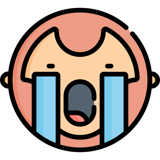 weinen Kawaii Lineal color icon