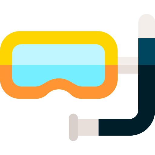 Snorkel Basic Rounded Flat icon
