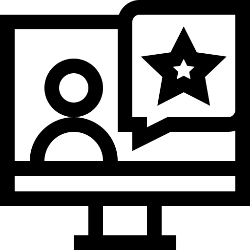 getuigenis Basic Straight Lineal icoon