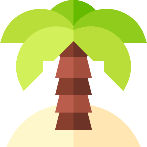 섬 Basic Straight Flat icon