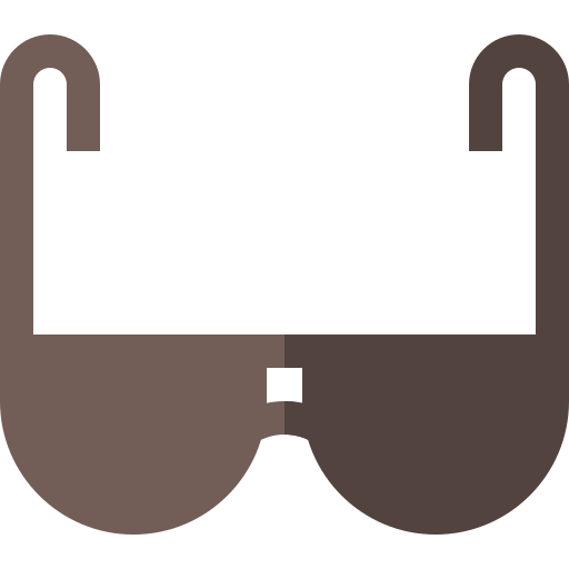 Sunglasses Basic Straight Flat Ícone