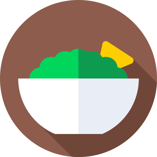 guacamole Flat Circular Flat icon