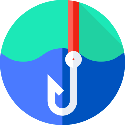 Pesca Flat Circular Flat icono