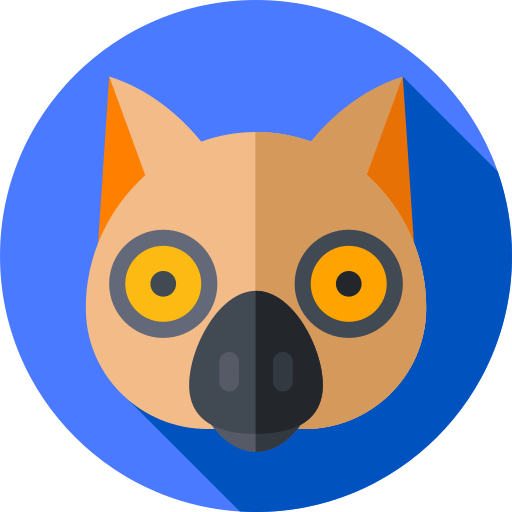 Lemur Flat Circular Flat icon