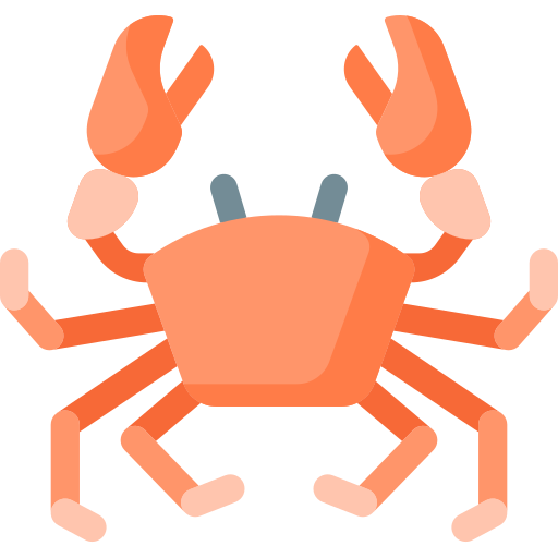 Crab Special Flat Ícone