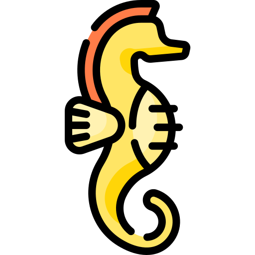 Caballito de mar Special Lineal color icono