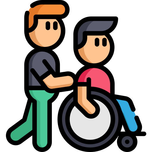gehandicapt Special Lineal color icoon