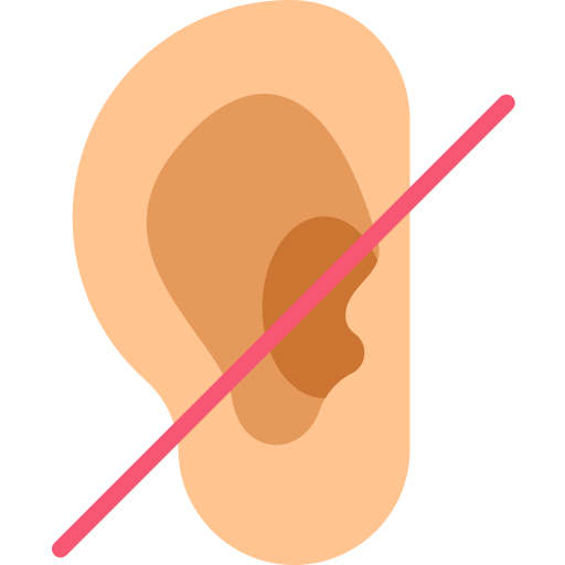 Deafness Special Flat icon