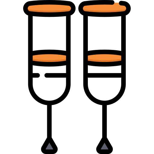 krücken Special Lineal color icon