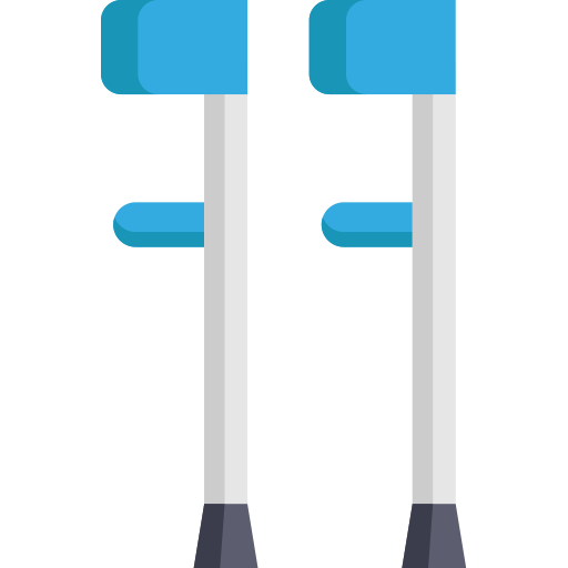 Crutches Special Flat Ícone