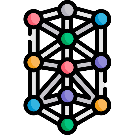 árbol Kawaii Lineal color icono