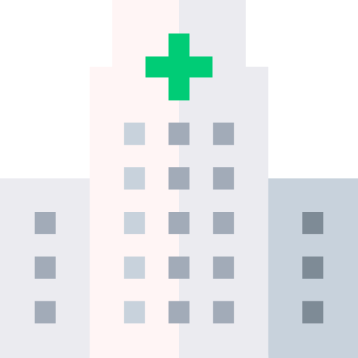 Hospital Basic Straight Flat icon