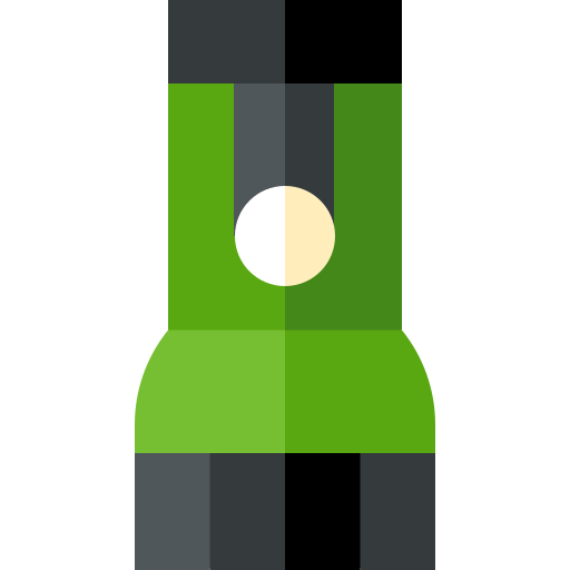 Flashlight Basic Straight Flat icon