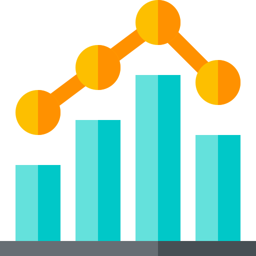 statistiken Basic Straight Flat icon