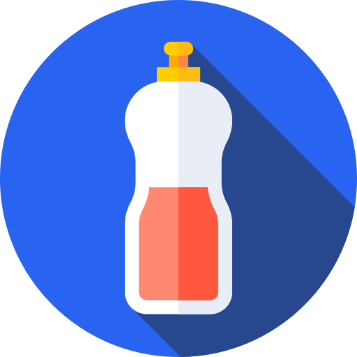 Dish soap Flat Circular Flat icon