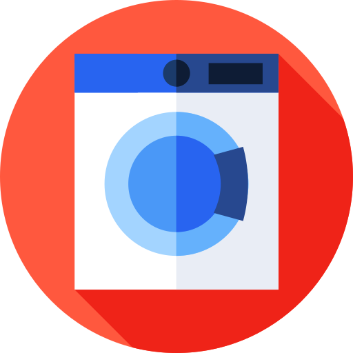 Washing machine Flat Circular Flat icon