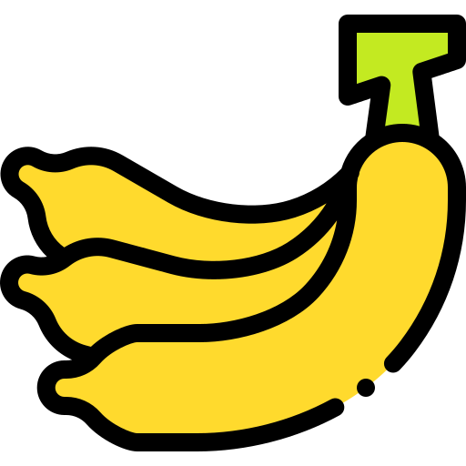 banane Detailed Rounded Lineal color icon