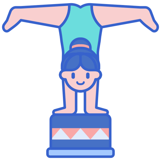 akrobata Flaticons Lineal Color ikona