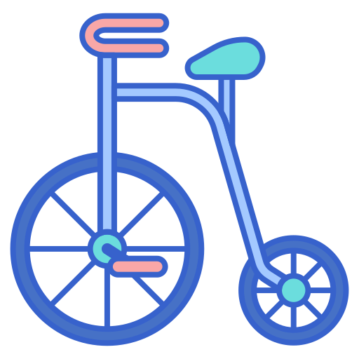 Bicicleta Flaticons Lineal Color Ícone