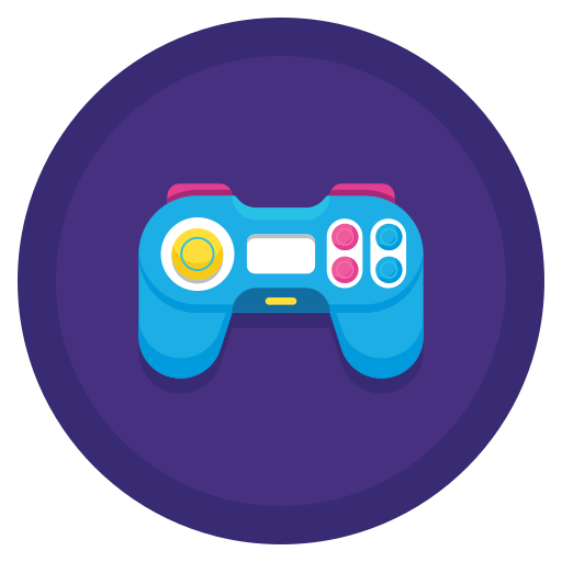 gamepad Flaticons Flat Circular icoon