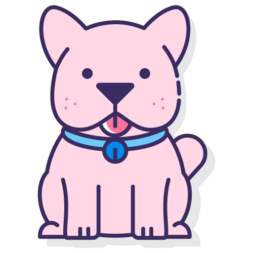 hond Flaticons Lineal Color icoon
