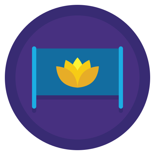 meditation Flaticons Flat Circular icon