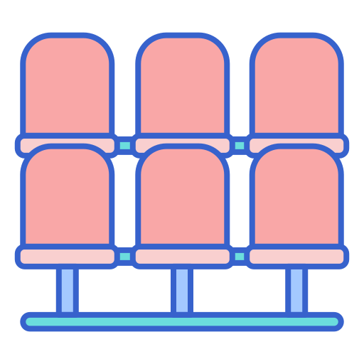 główna trybuna Flaticons Lineal Color ikona