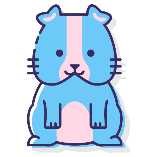 Guinea pig Flaticons Lineal Color icon