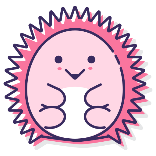 Hedgehog Flaticons Lineal Color icon