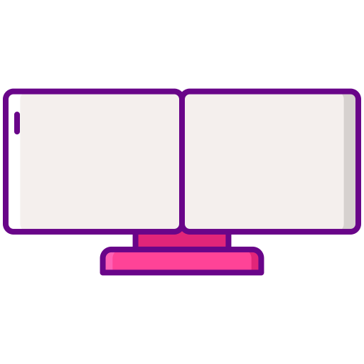 escritorio Flaticons Lineal Color icono