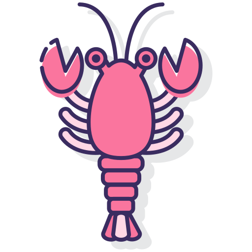 Lobster Flaticons Lineal Color icon